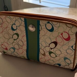Coach Multicolor Signature Cosmetic Case